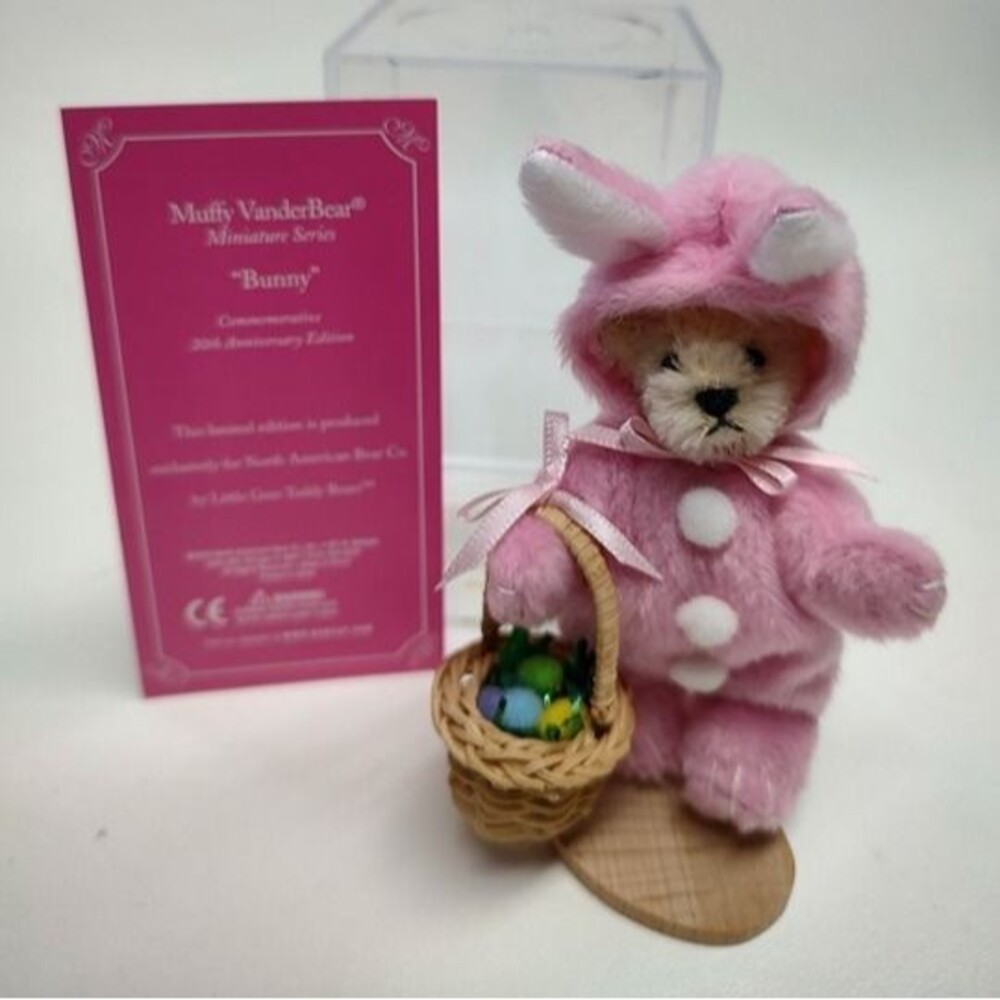 Muffy VanderBear 2004 BUNNY Easter Rabbit Mini Bear Little Gem 1163/2500 3.75"